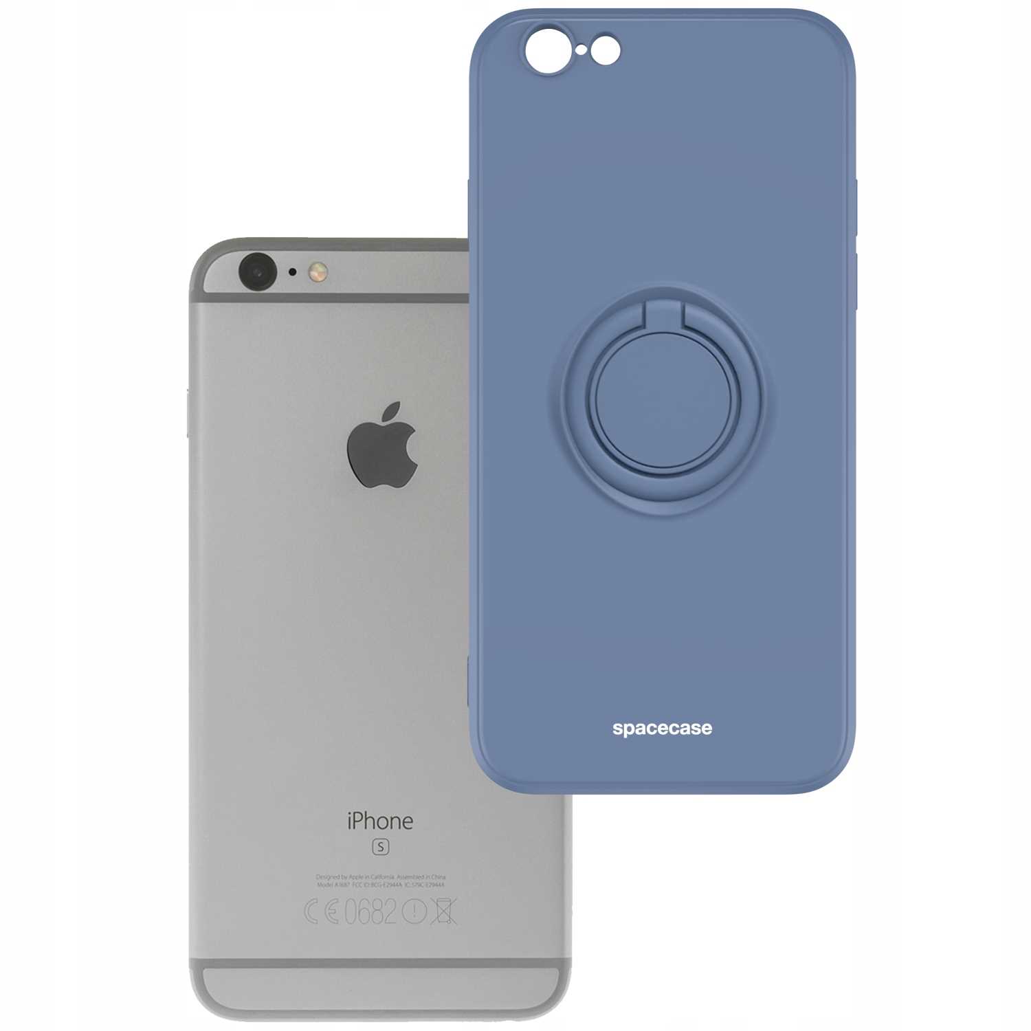 Spacecase Silicone Ring Iphone 6/6S Blue