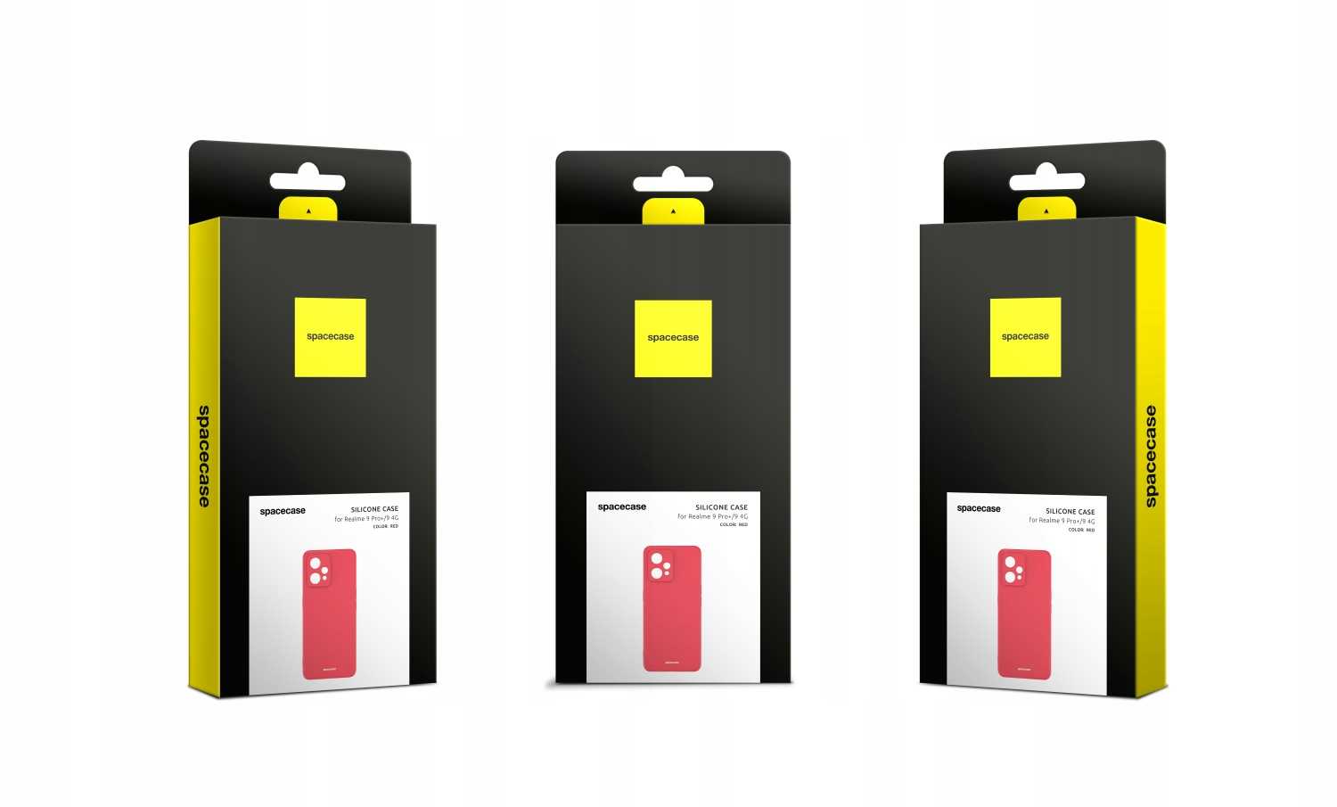 Spacecase Silicone Case Realme 9 4G/9 Pro+ red