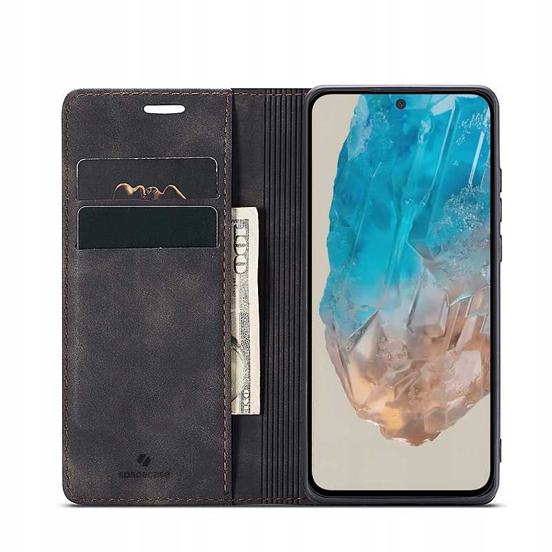 Spacecase Wallet Galaxy M35 5G black