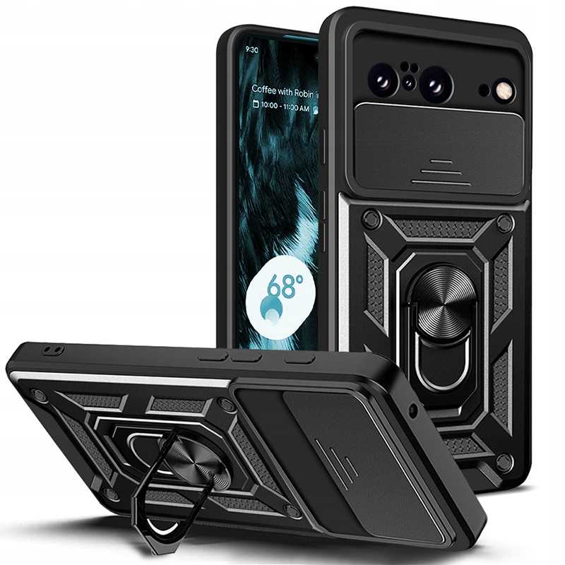 Spacecase Camring Google Pixel 8 black