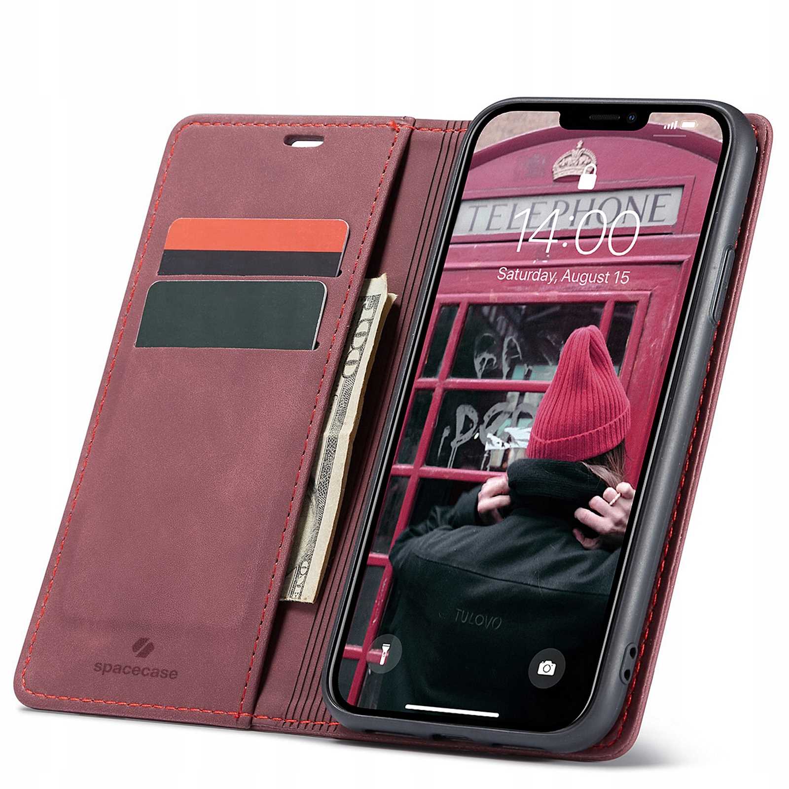 Spacecase Wallet Iphone 11 Red