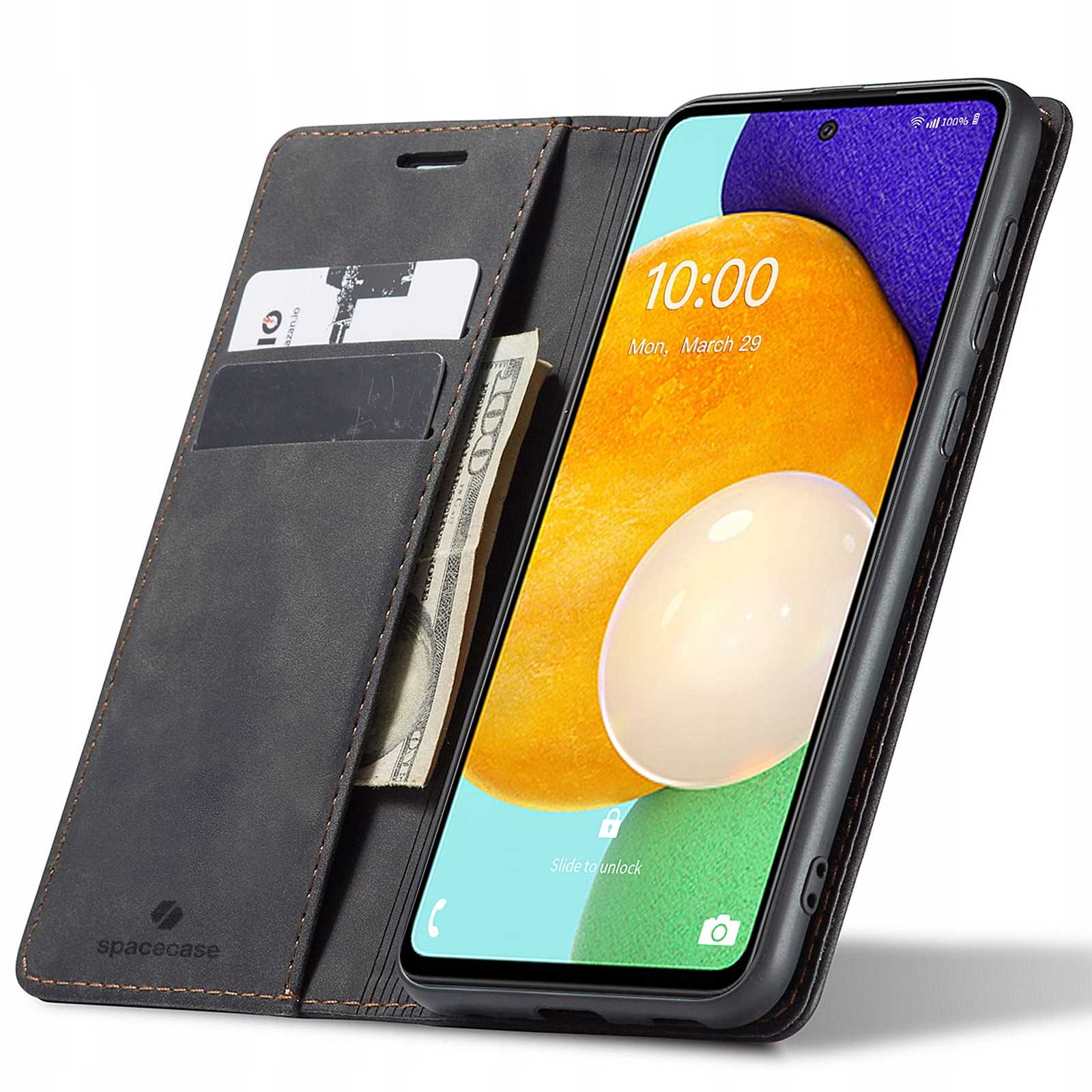 Spacecase Wallet Galaxy A53 black