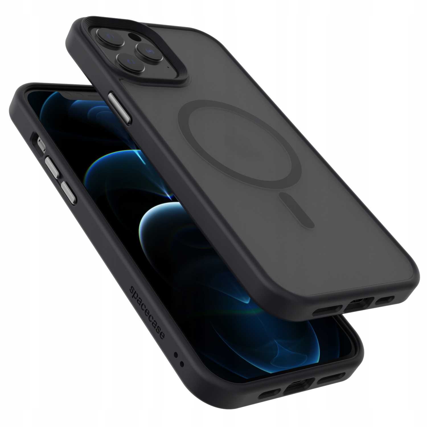 Spacecase Hybrid Mag Iphone 12 Pro Max Black