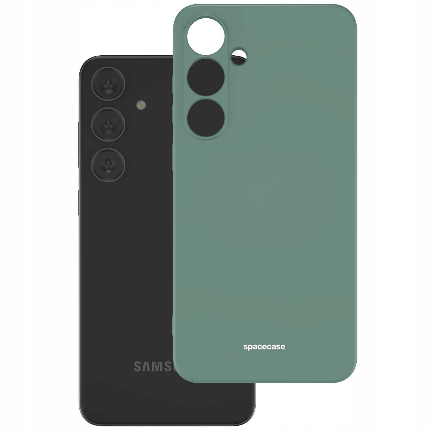 Spacecase Silicone Case Galaxy S24+ Dark Green
