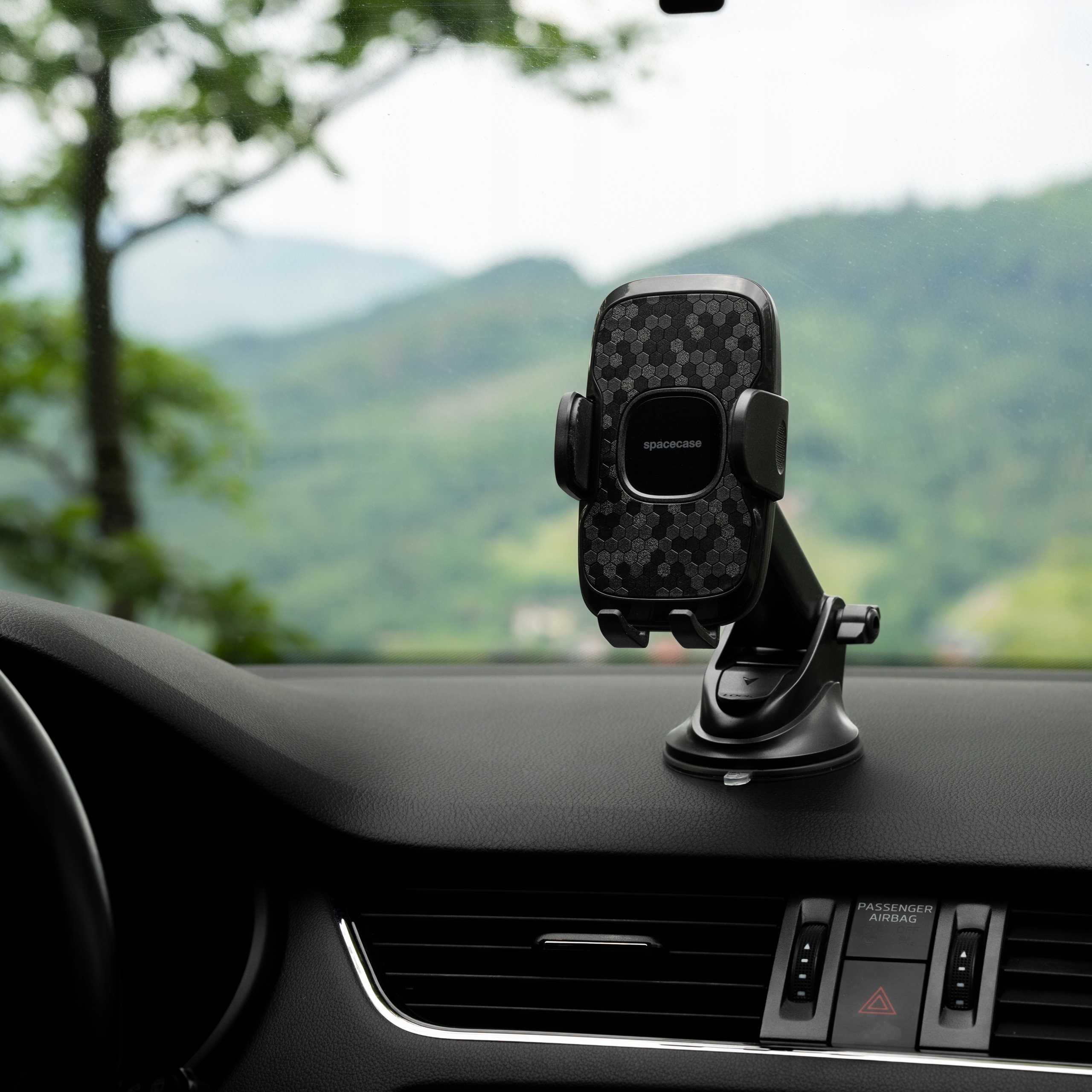 Spacecase Car Holder Sc13 Ghost Dash/Windshield Black