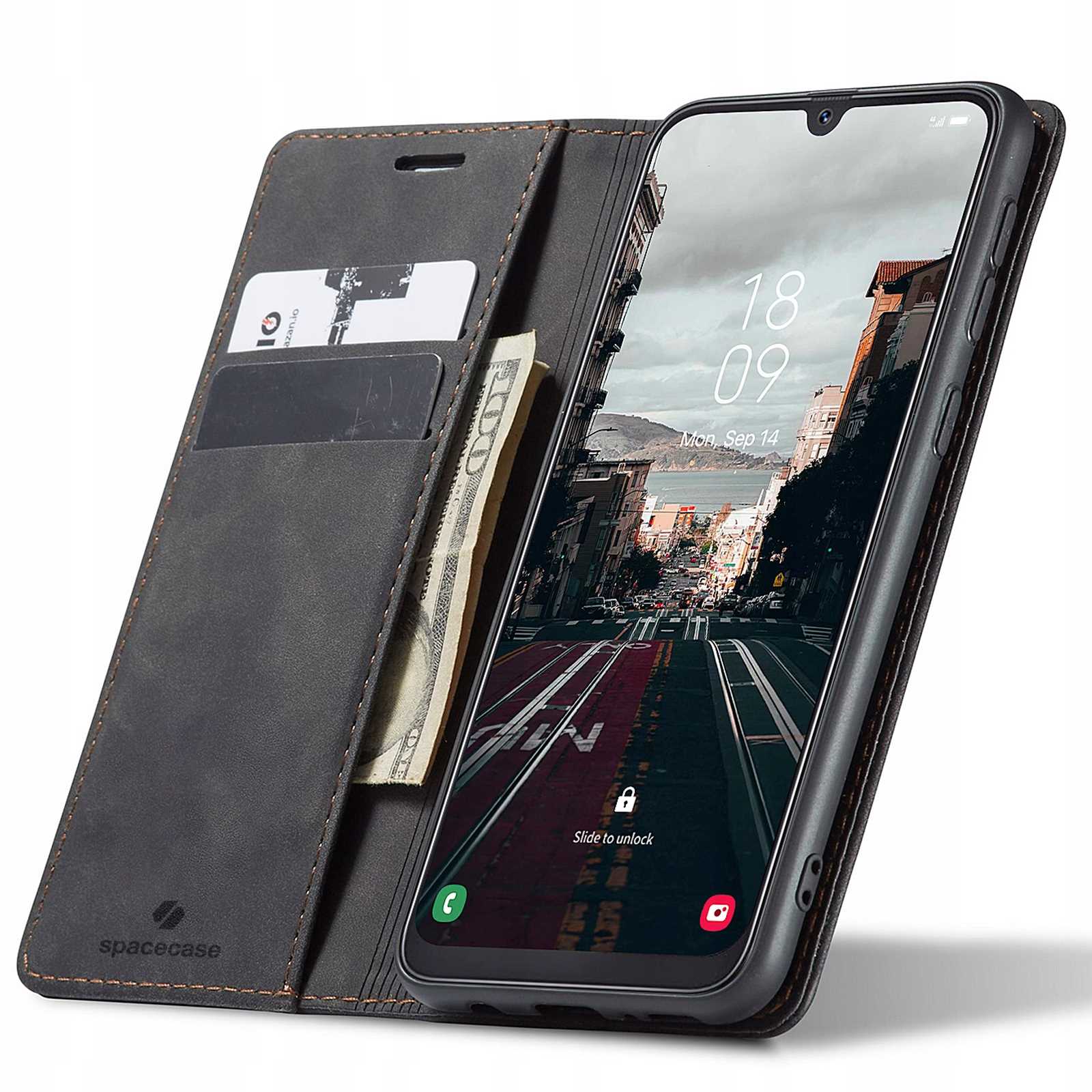 Spacecase Wallet Galaxy A50 black