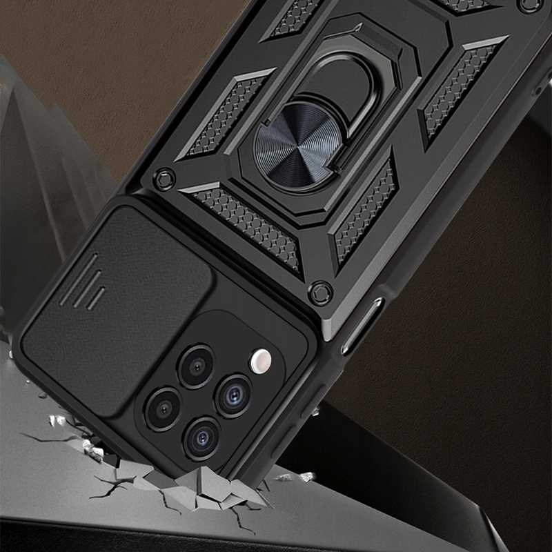 Spacecase Camring Galaxy A12/M12 Black