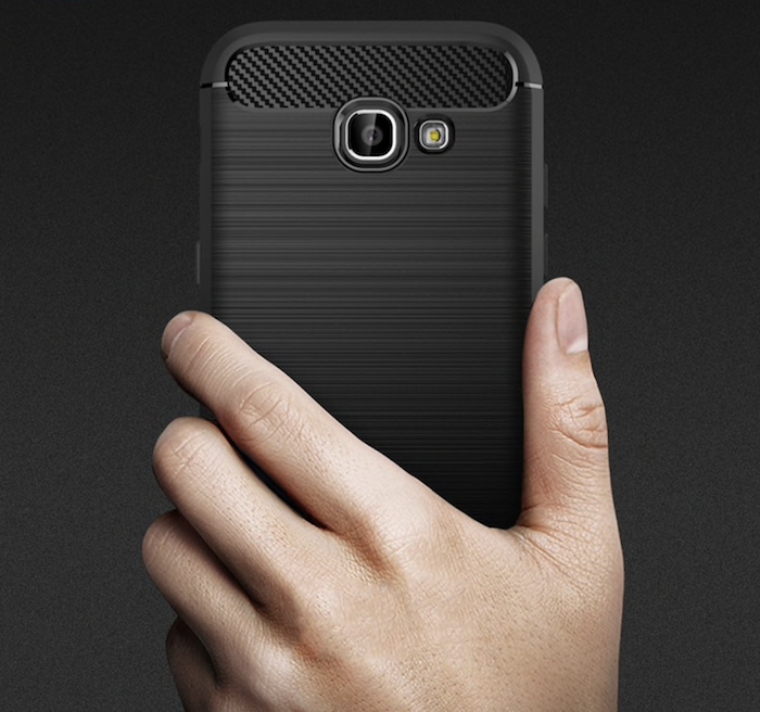 Spacecase Carbon Galaxy A5 2017 Czarny