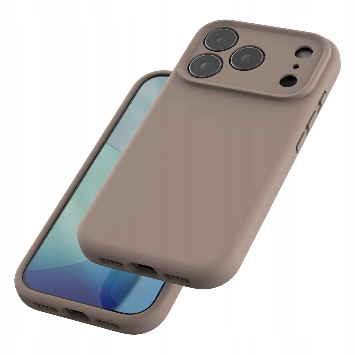 Spacecase Silicone Mag iPhone 17 Pro brown
