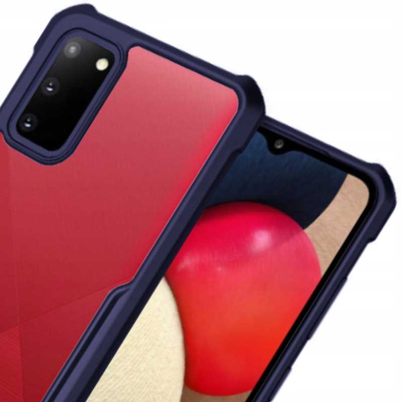 Spacecase Beetle Galaxy A02s niebieski