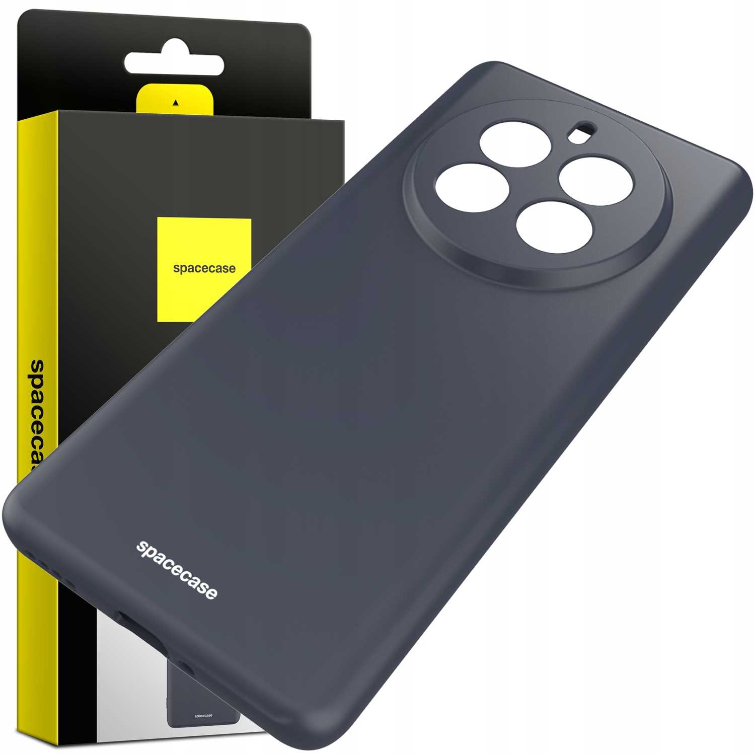 Spacecase Silicone Case Realme 12 Pro / Pro+ black