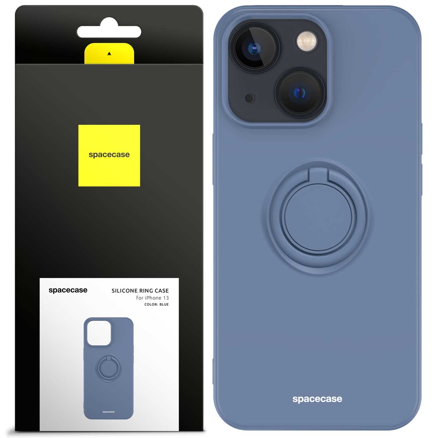 Spacecase Silicone Ring iPhone 13 blue