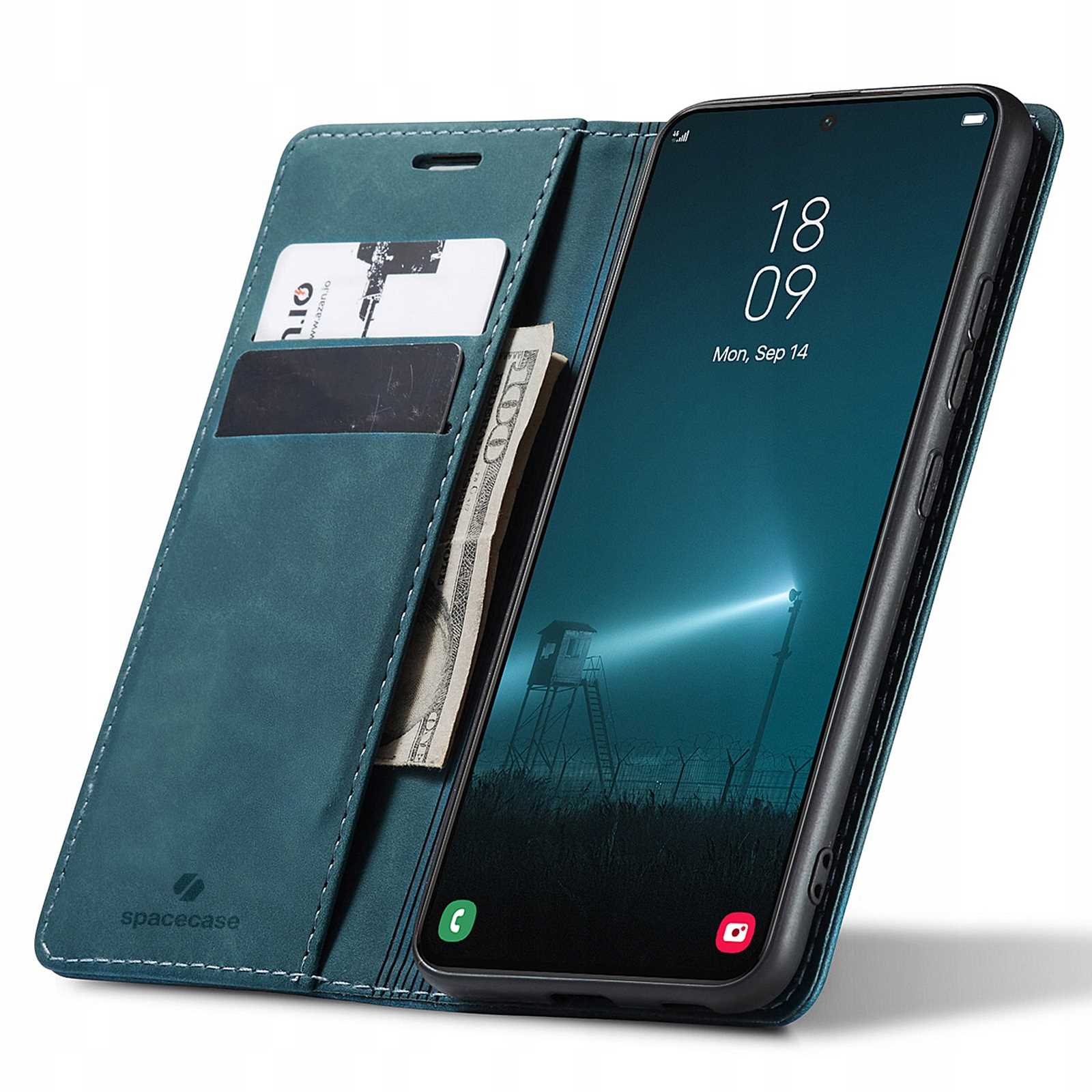 Spacecase Wallet Galaxy S22 blue