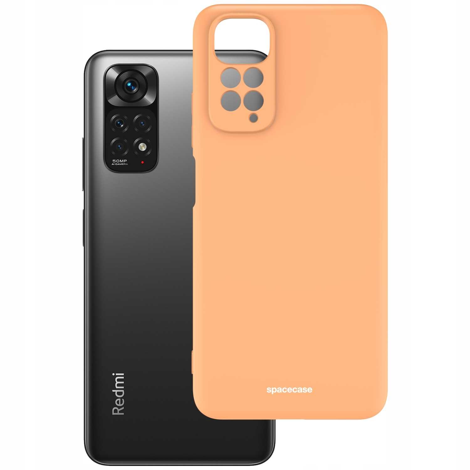 Spacecase Silicone Case Redmi Note 11/11s orange