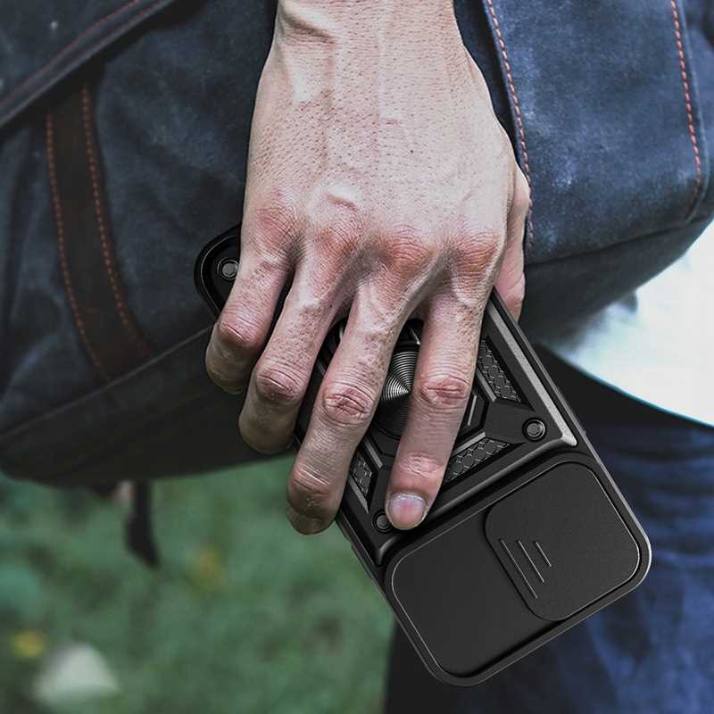 Spacecase Camring iPhone 15 Pro max black