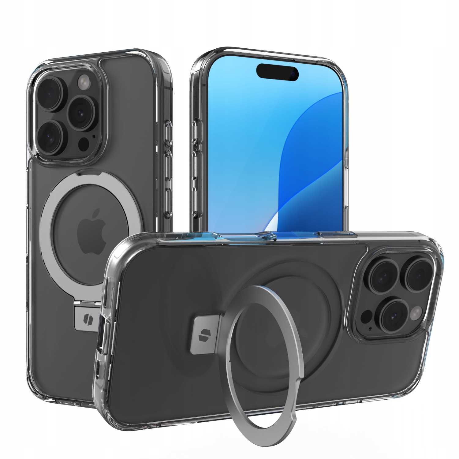 Spacecase Ring Pro Mag Iphone 16 Pro Clear