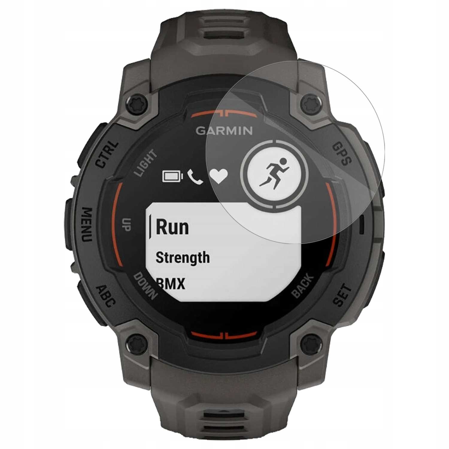 Spacecase Sw Glass 2.5D Garmin Instinct E 45Mm