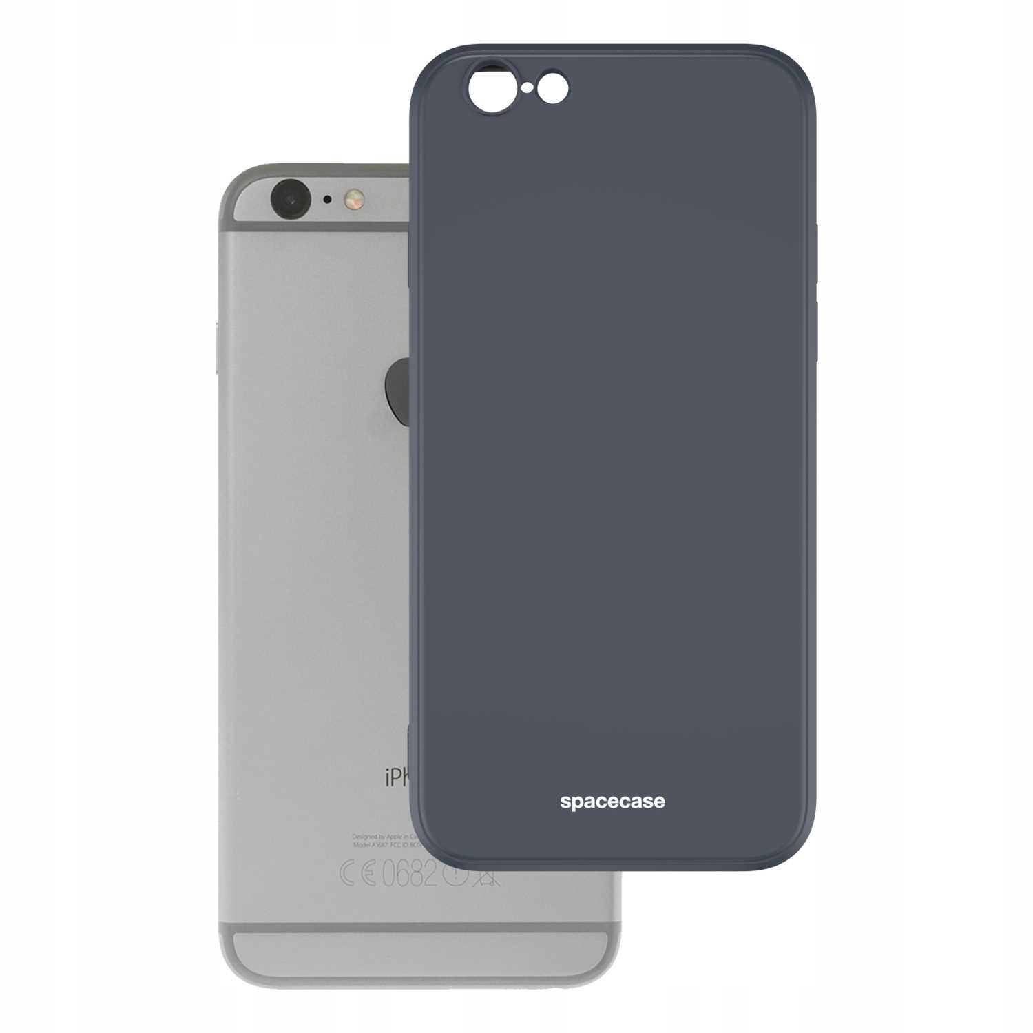 Spacecase Silicone Case iPhone 6/6s black