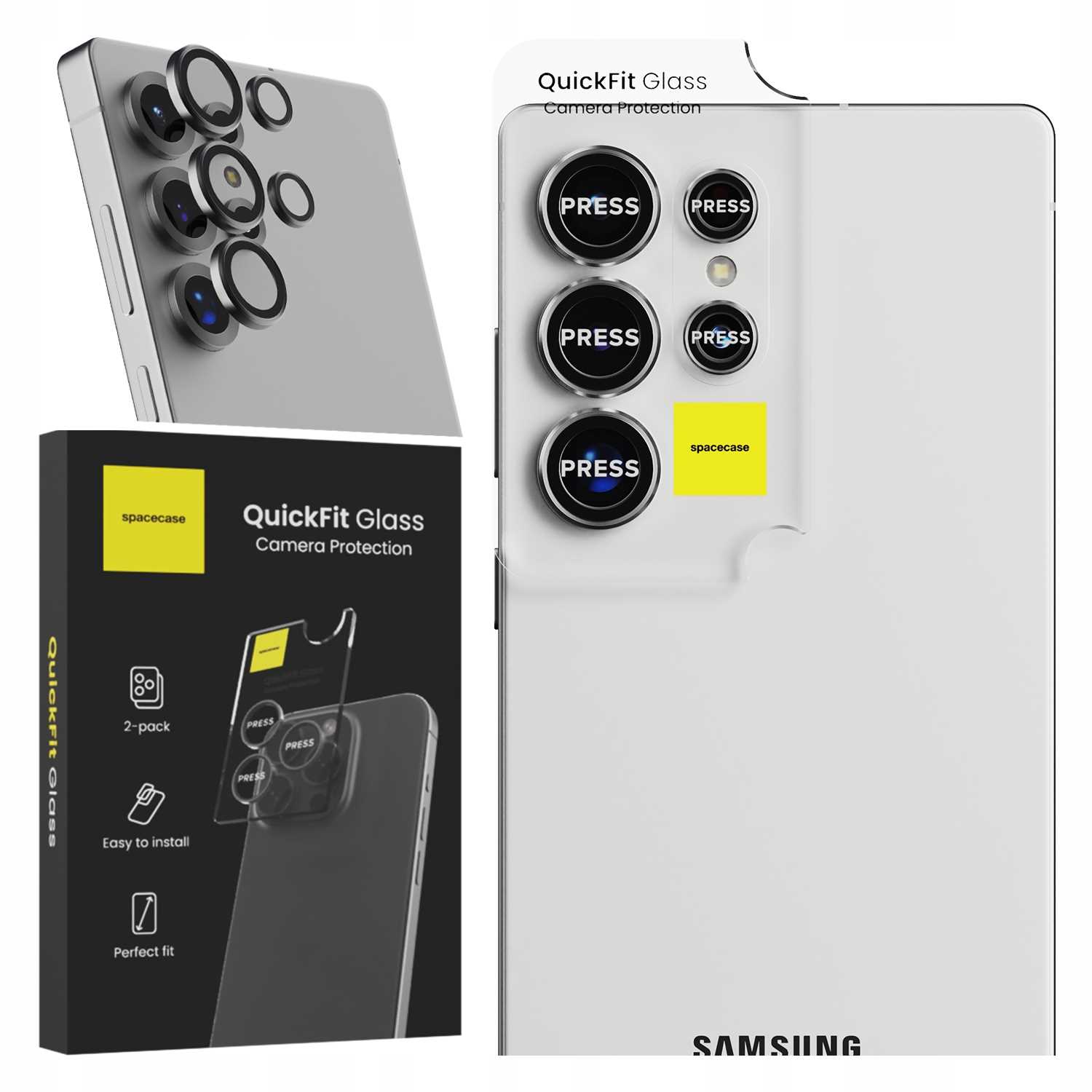 Spacecase QuickFit Camera Galaxy S25 Ultra silver