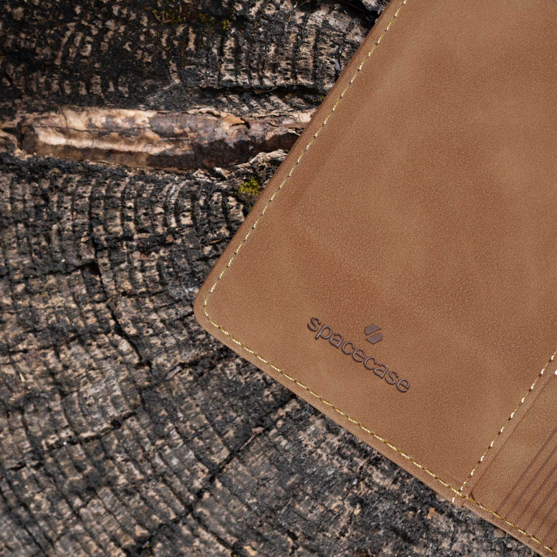 Spacecase Wallet Galaxy S20+ light brown