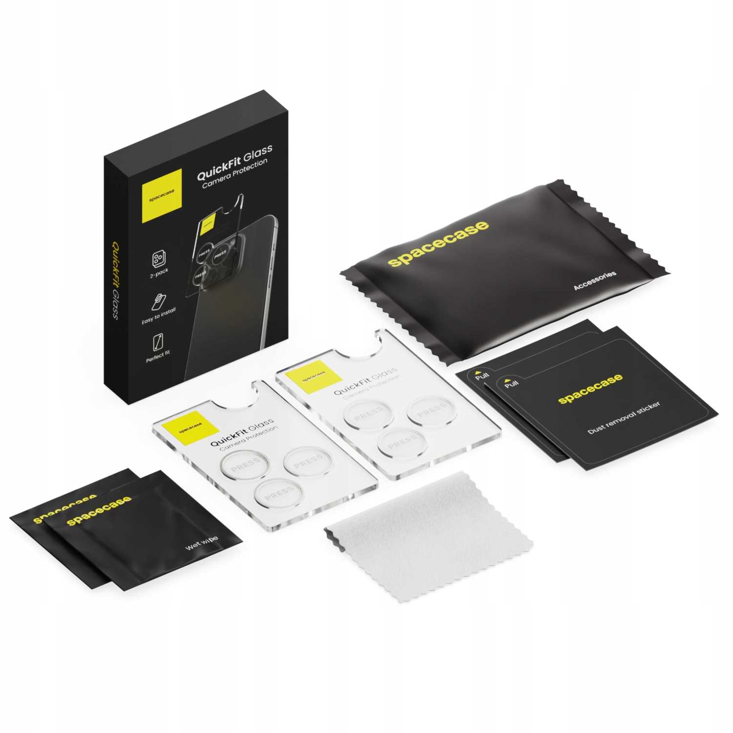 Spacecase QuickFit Camera iPhone 16 Pro/16 Pro Max white titan