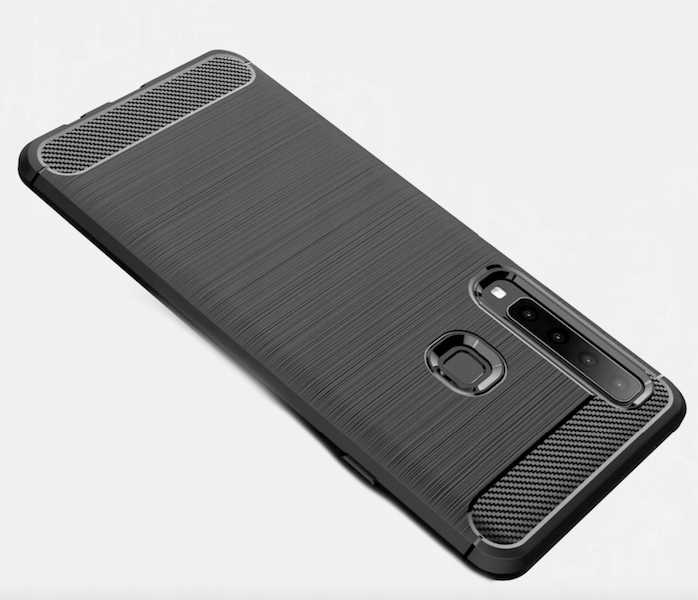 Spacecase Carbon Galaxy A9 2018 czarny