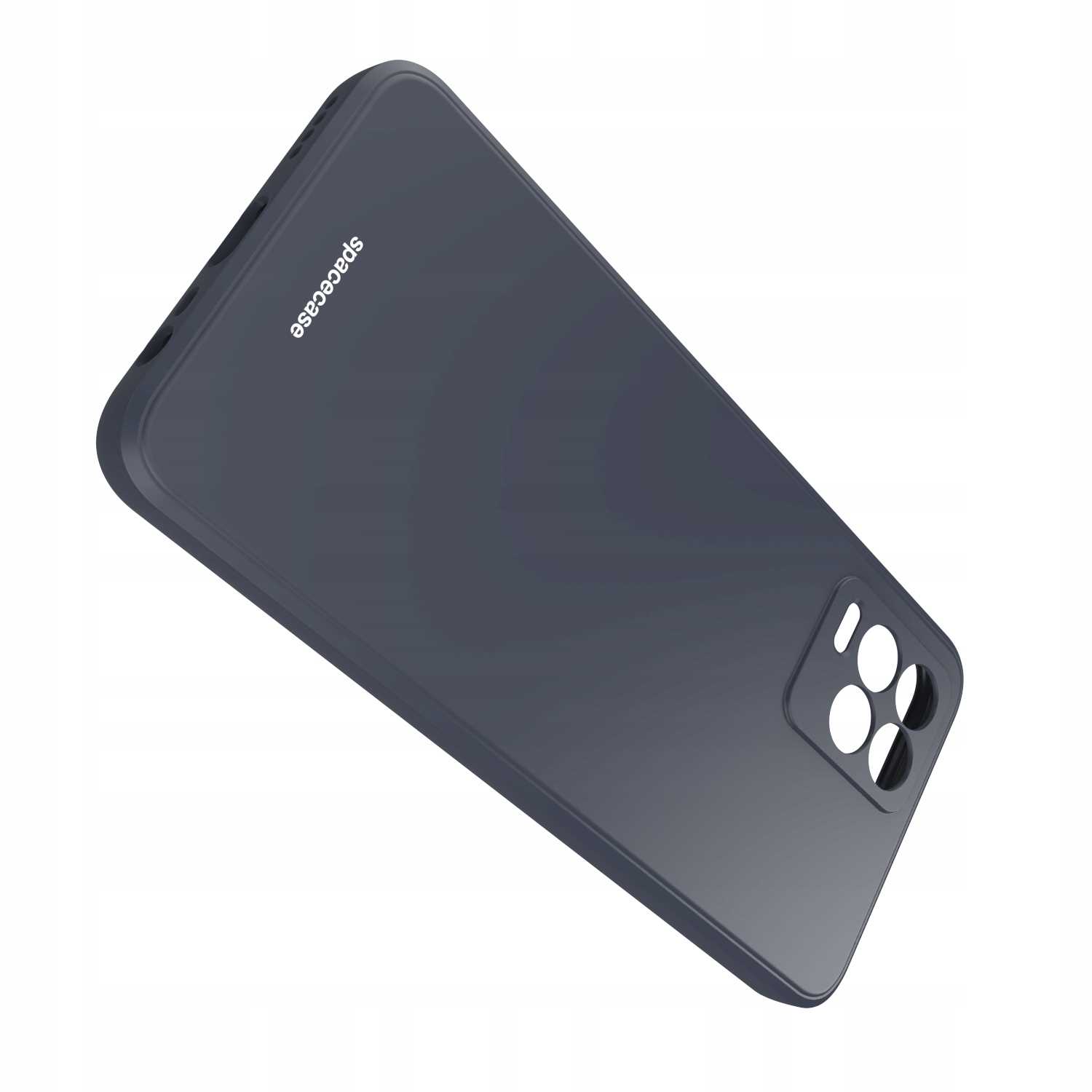 Spacecase Silicone Case Realme 8/8 Pro Black