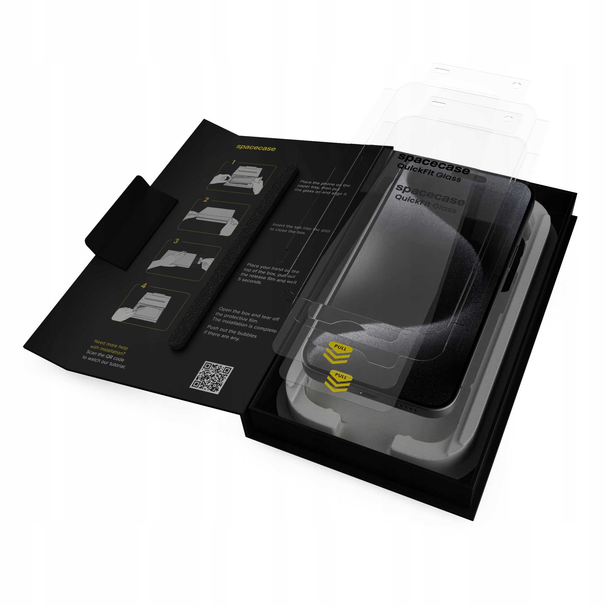 Spacecase QuickFit Glass IPhone 15 Pro Max