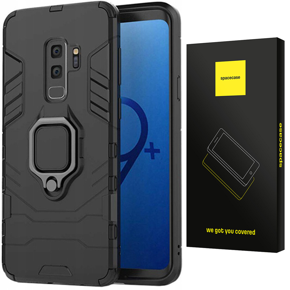 Spacecase X-Ring Galaxy S9+ Czarny