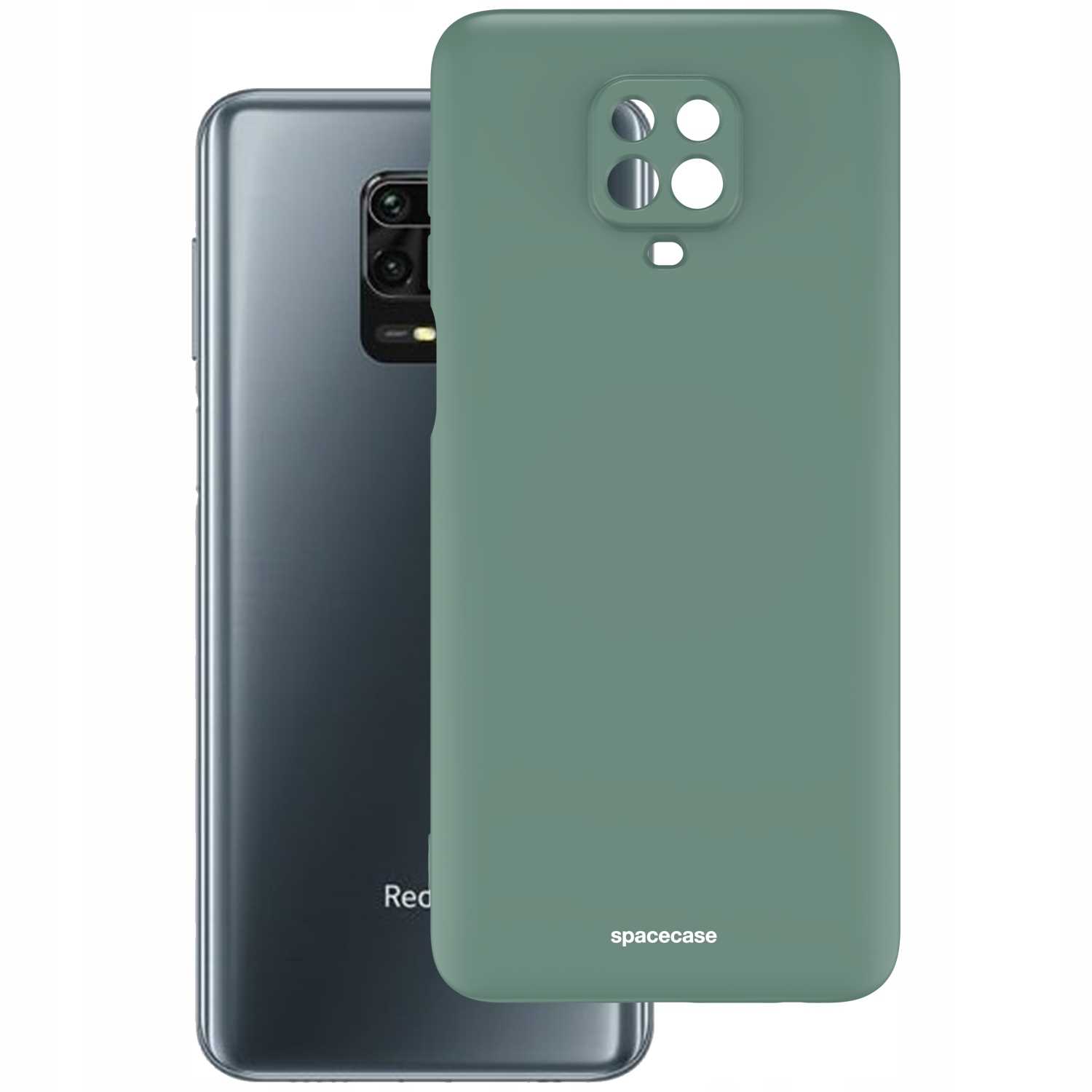 Spacecase Silicone Case Redmi Note 9S/9 Pro Dark Green