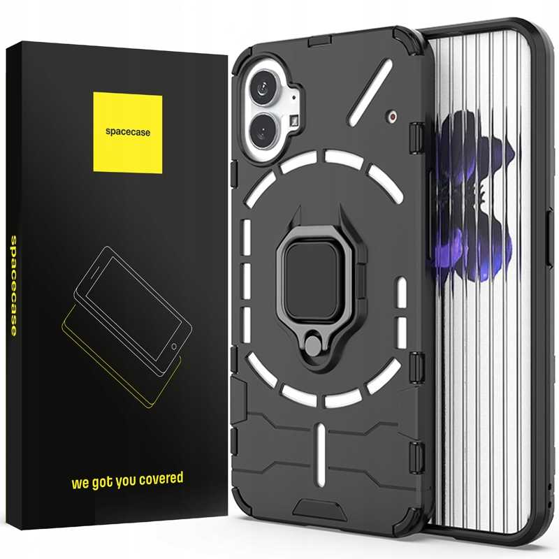 Spacecase X-Ring Nothing Phone 1 czarny