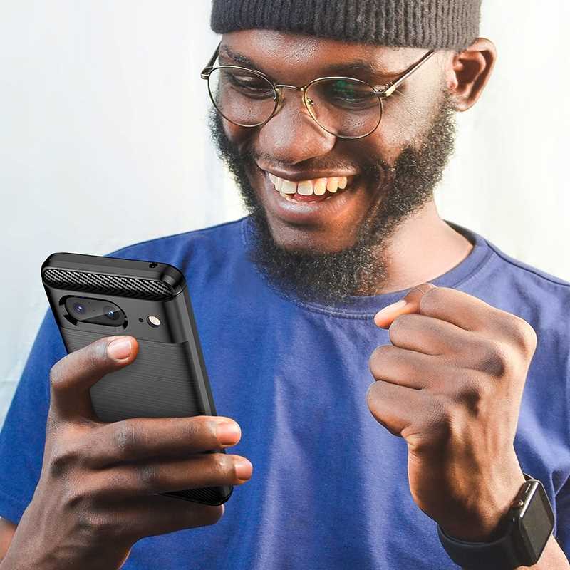 Spacecase Carbon Google Pixel 8 black