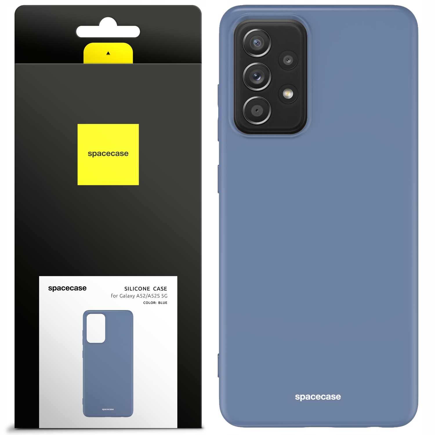 Spacecase Silicone Case Galaxy A52/A52S Blue