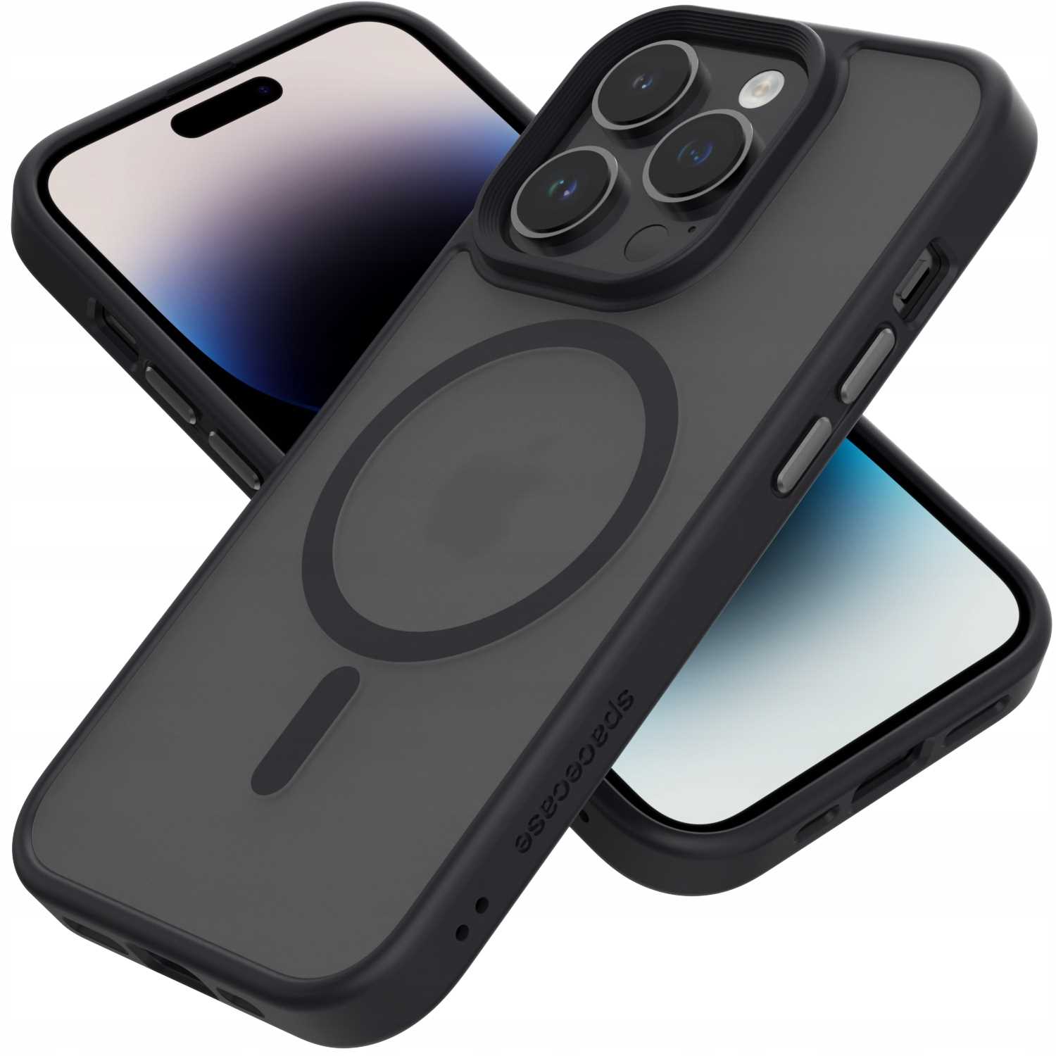Spacecase Hybrid Mag Iphone 14 Pro Black