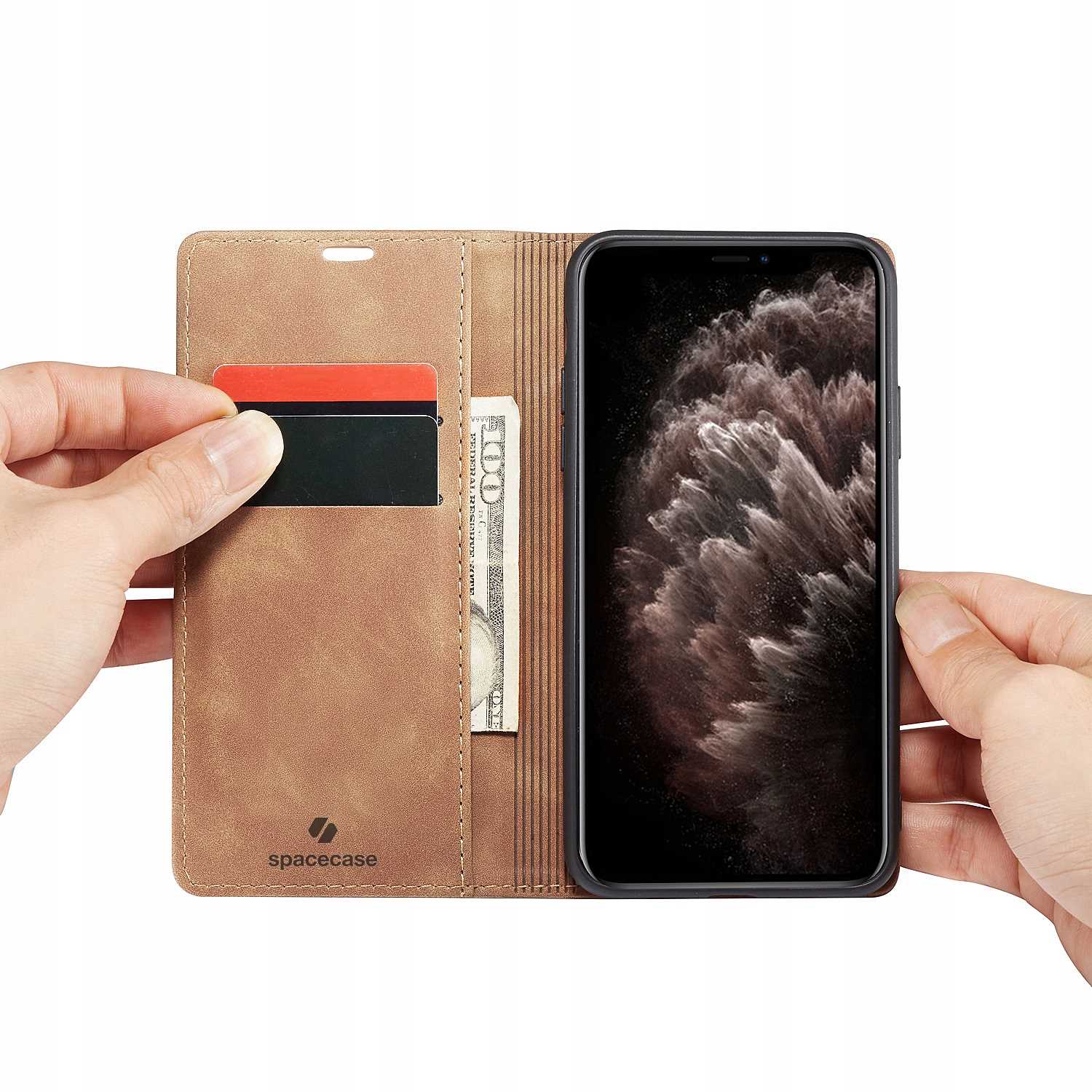 Spacecase Wallet Iphone 11 Pro Light Brown