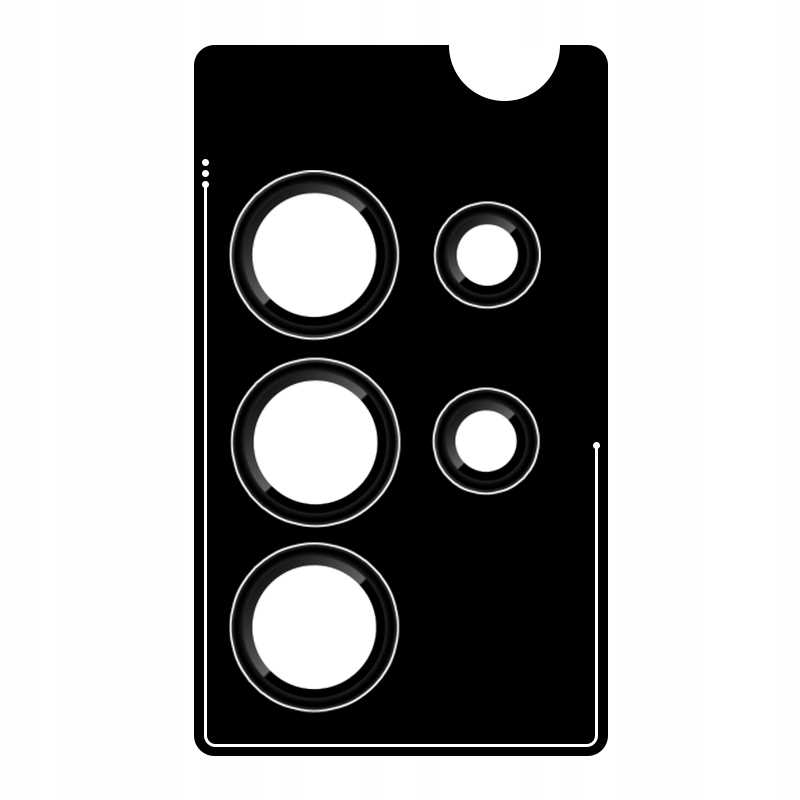 Spacecase Camera Ring Galaxy S24 Ultra black