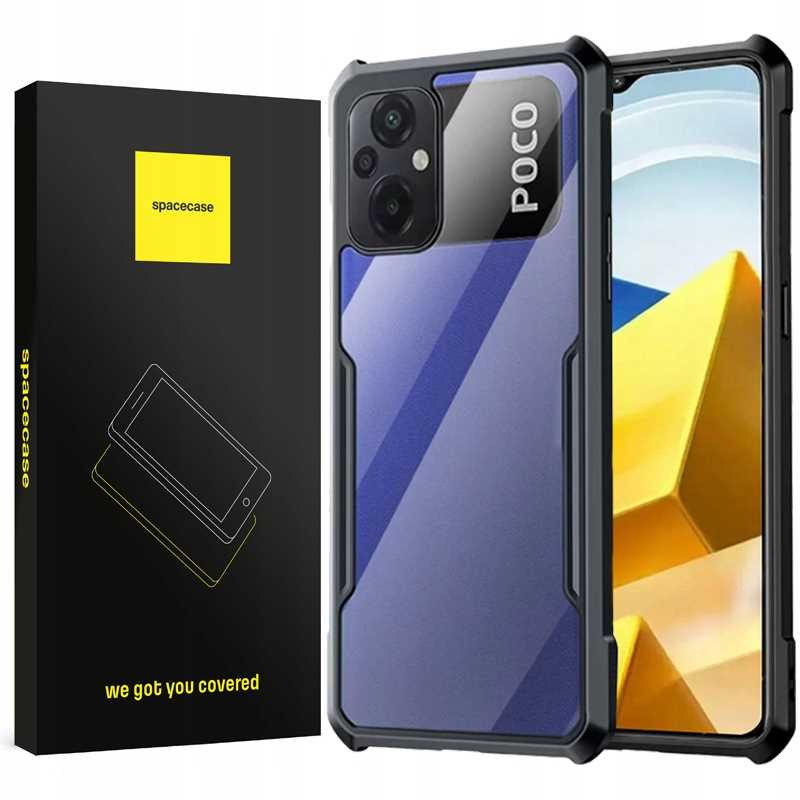 Spacecase Beetle Poco M5 czarny
