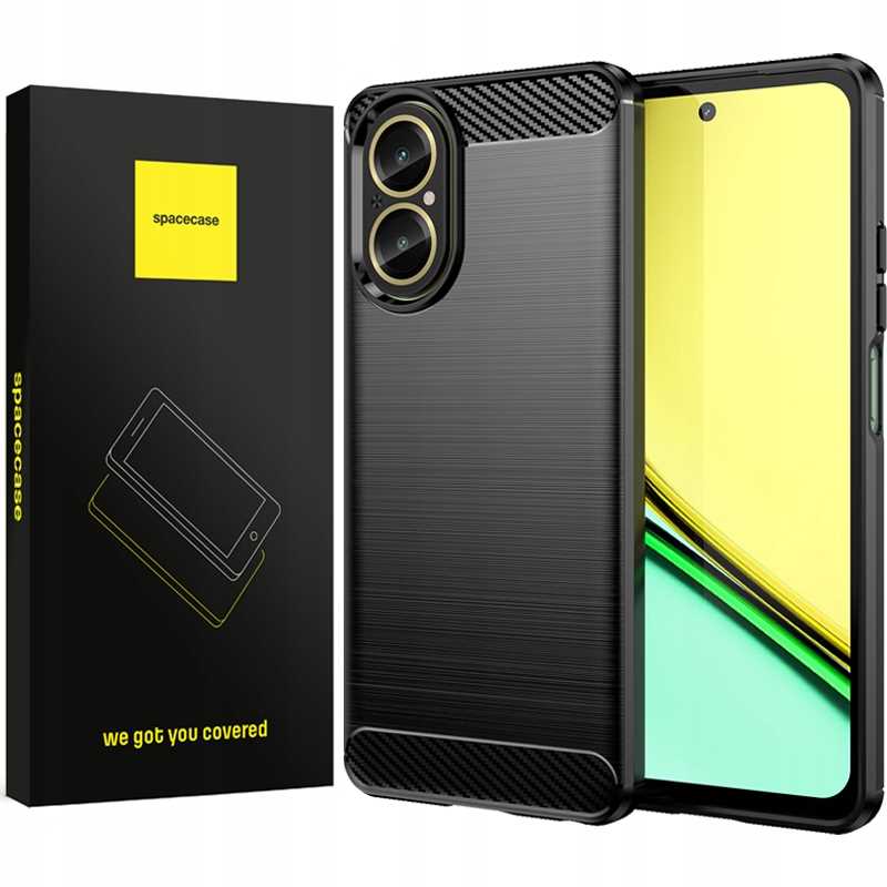 Spacecase Carbon Realme C67 Black