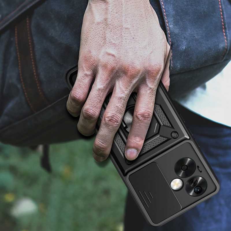 Spacecase Camring Oppo A79 5G black