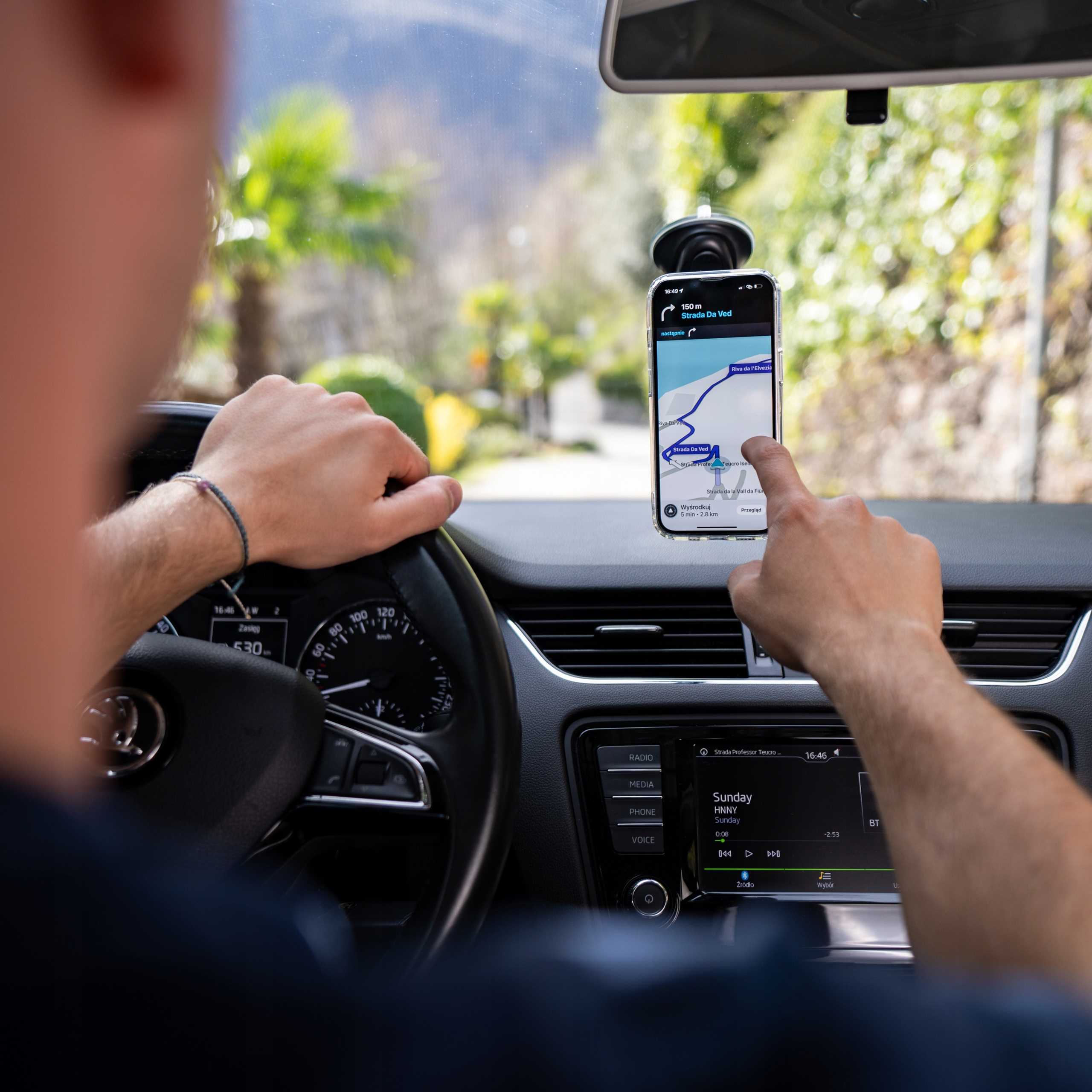 Spacecase Car Holder SC10 Dash/Windshield Magnetic black