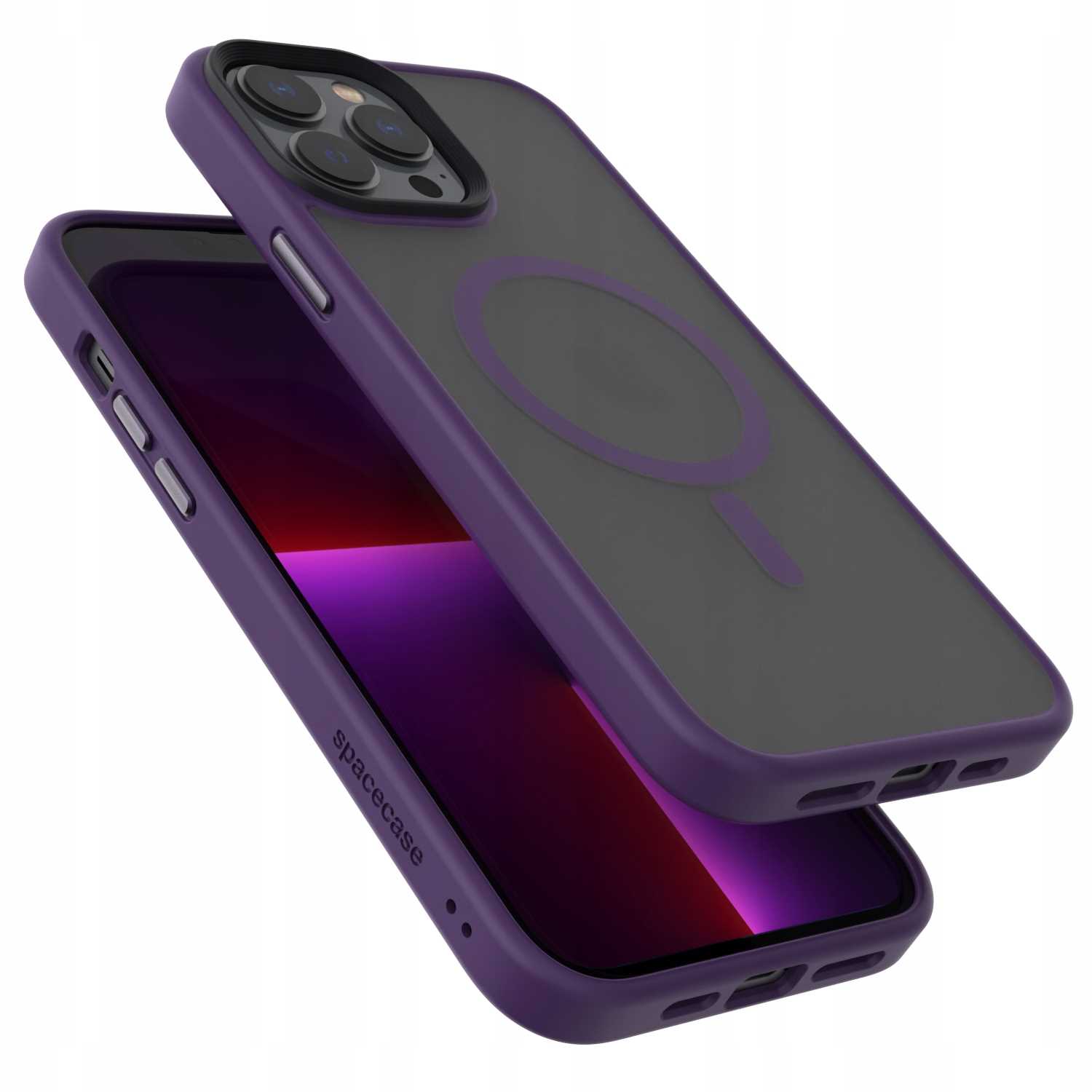 Spacecase Hybrid Mag iPhone 13 Pro Max purple