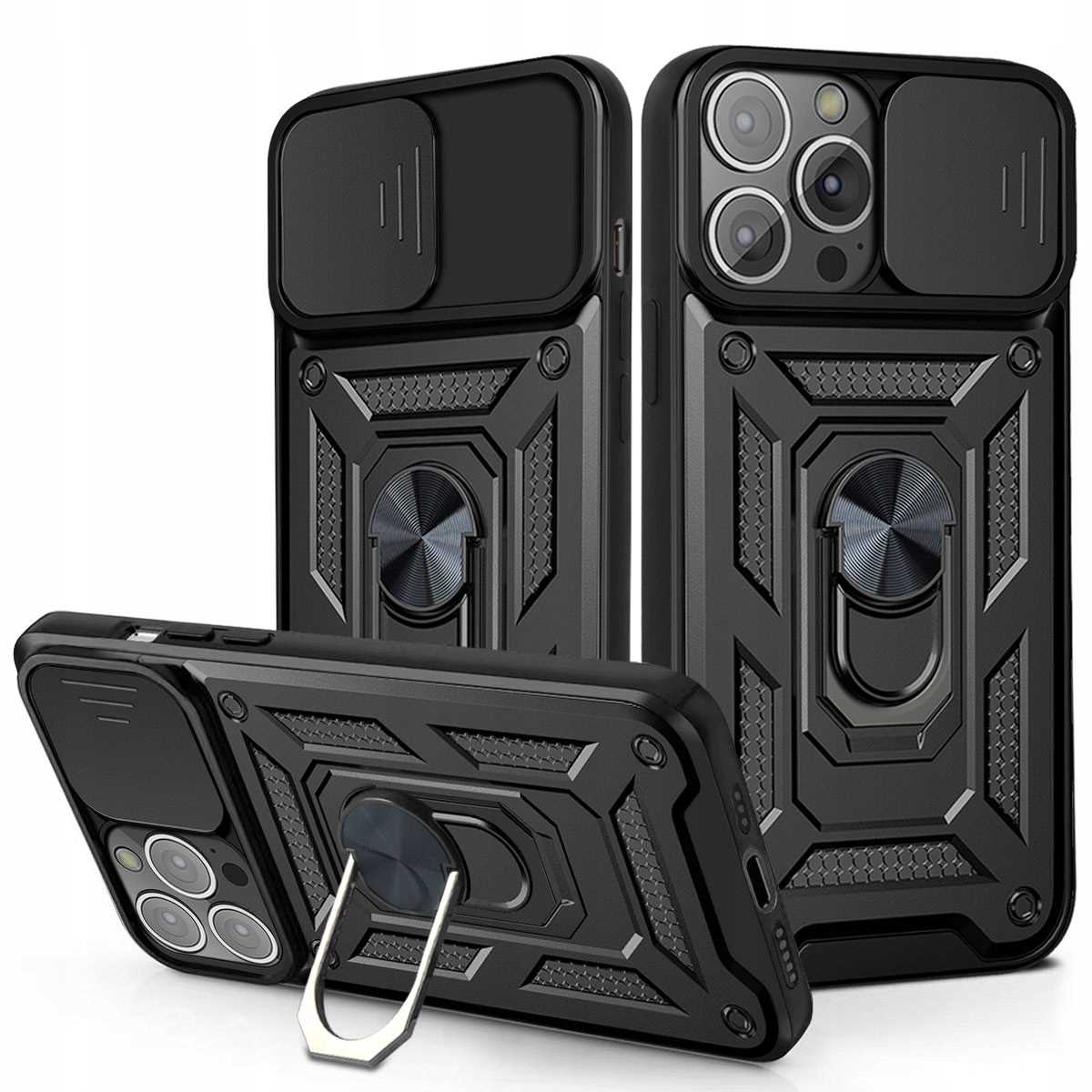 Spacecase Camring iPhone 14 Pro Max black