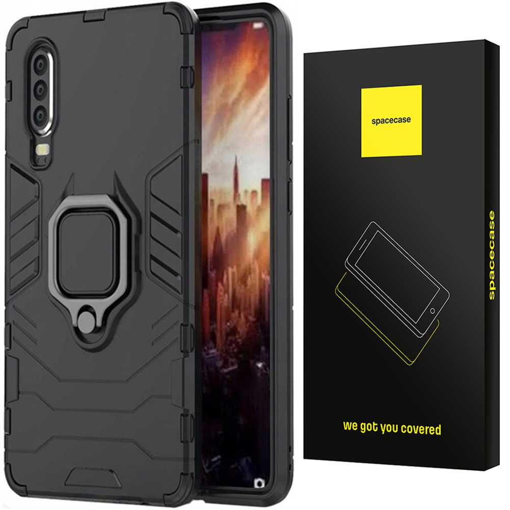 Spacecase X-Ring Huawei P30 czarny
