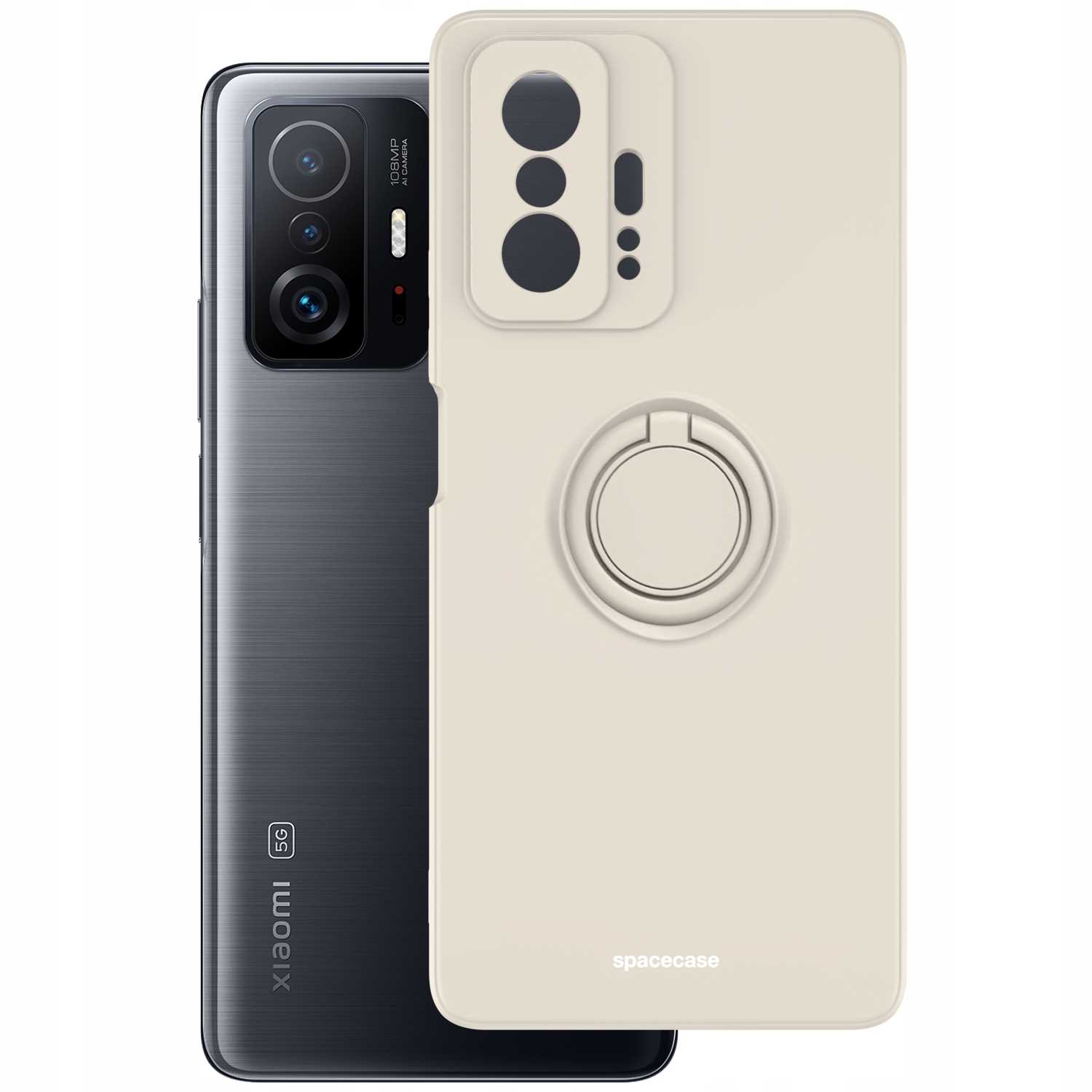 Spacecase Silicone Ring Xiaomi Mi 11T/11T Pro Bone