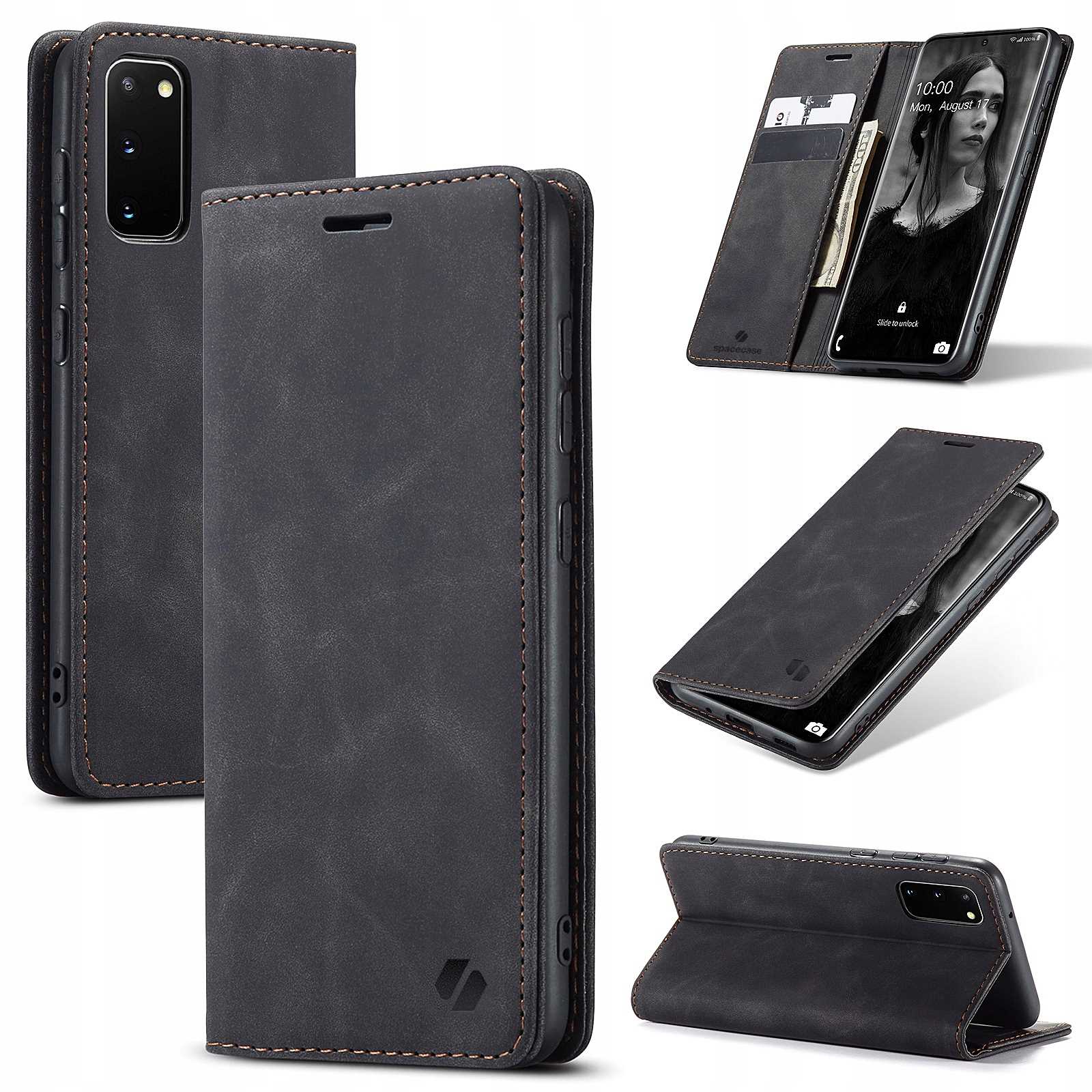 Spacecase Wallet Galaxy S20 black