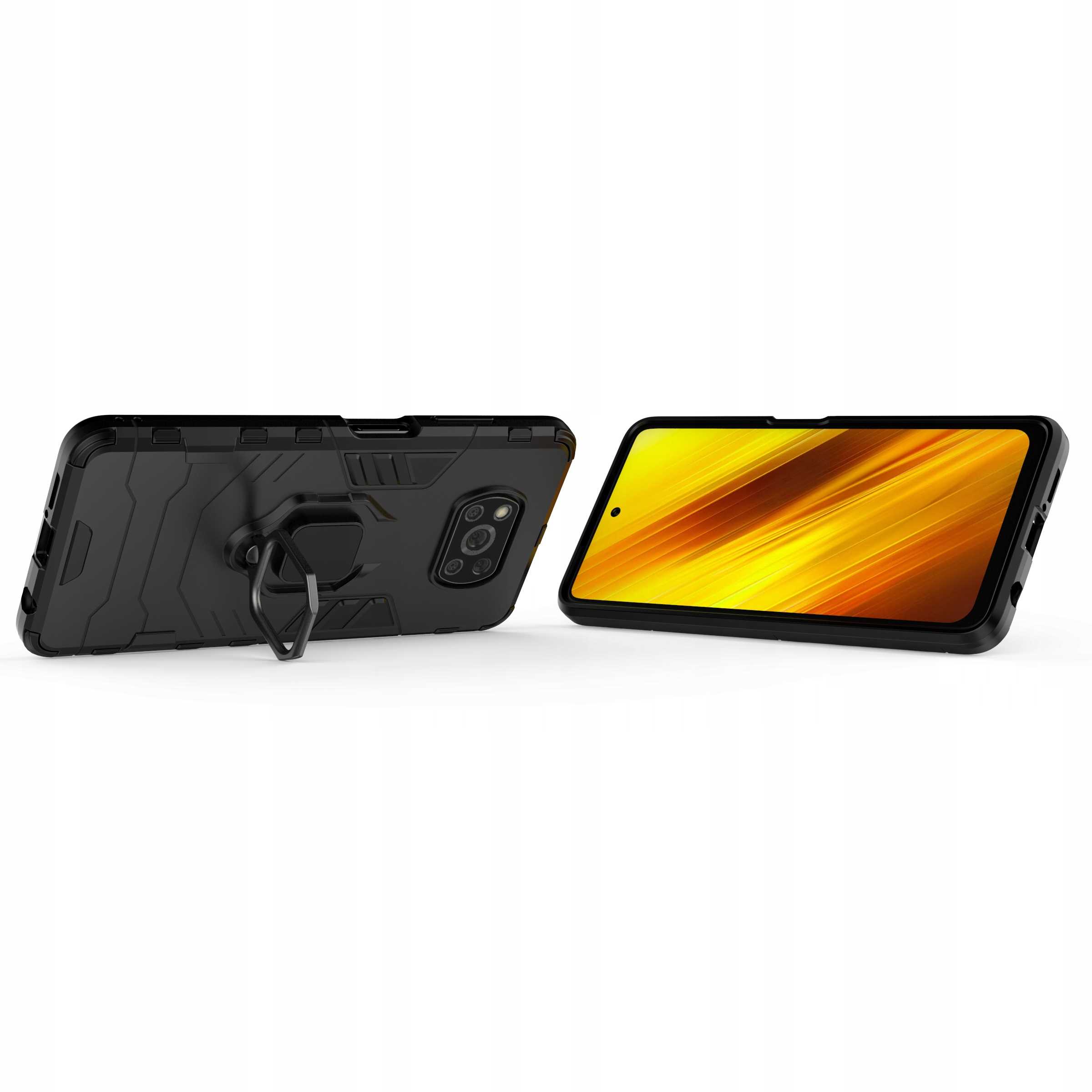 Spacecase X-Ring Poco X3 Nfc/Pro Czarny