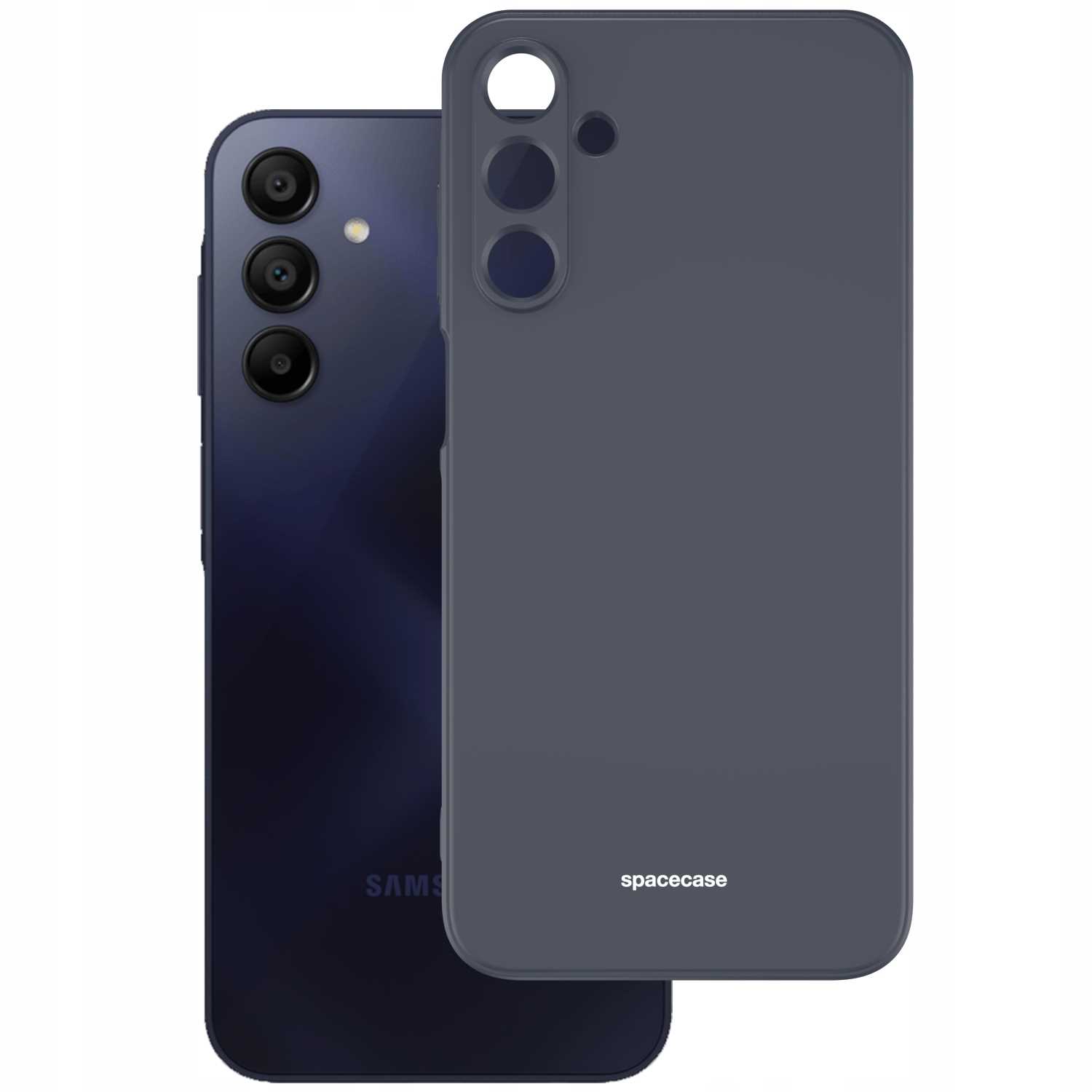 Spacecase Silicone Case Galaxy A15 4G / 5G Black