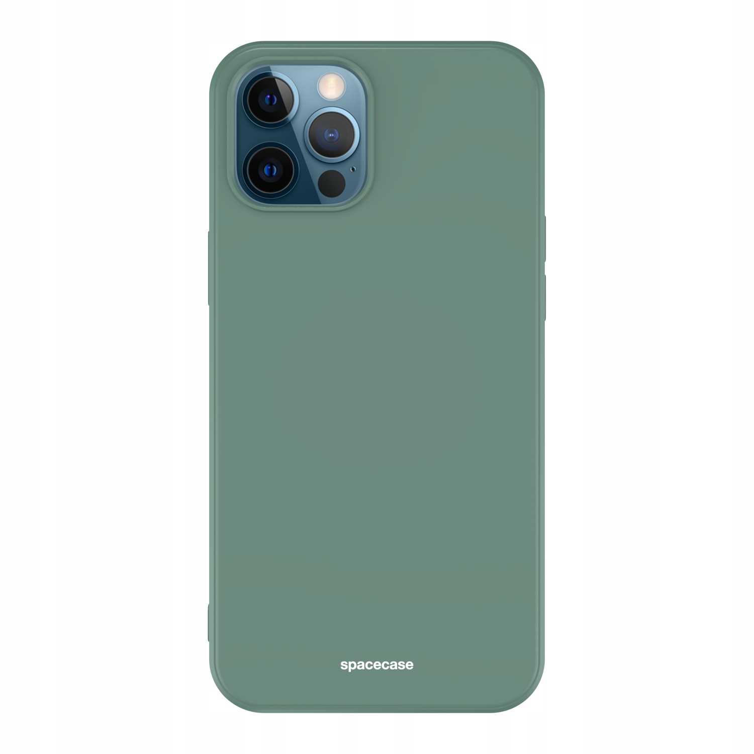 Spacecase Silicone Case iPhone 12 Pro Max dark green