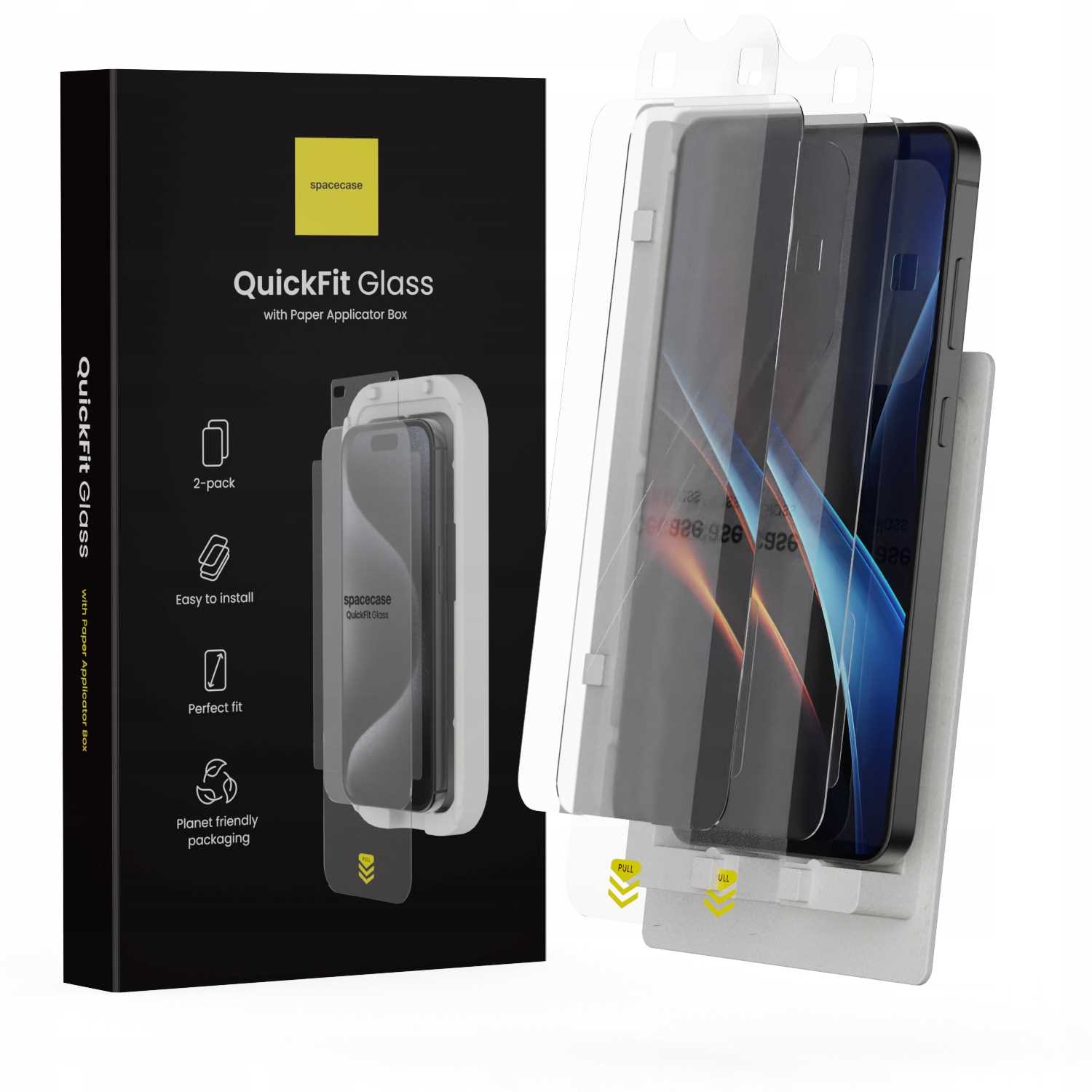 Spacecase QuickFit Glass Galaxy S24+/S25+
