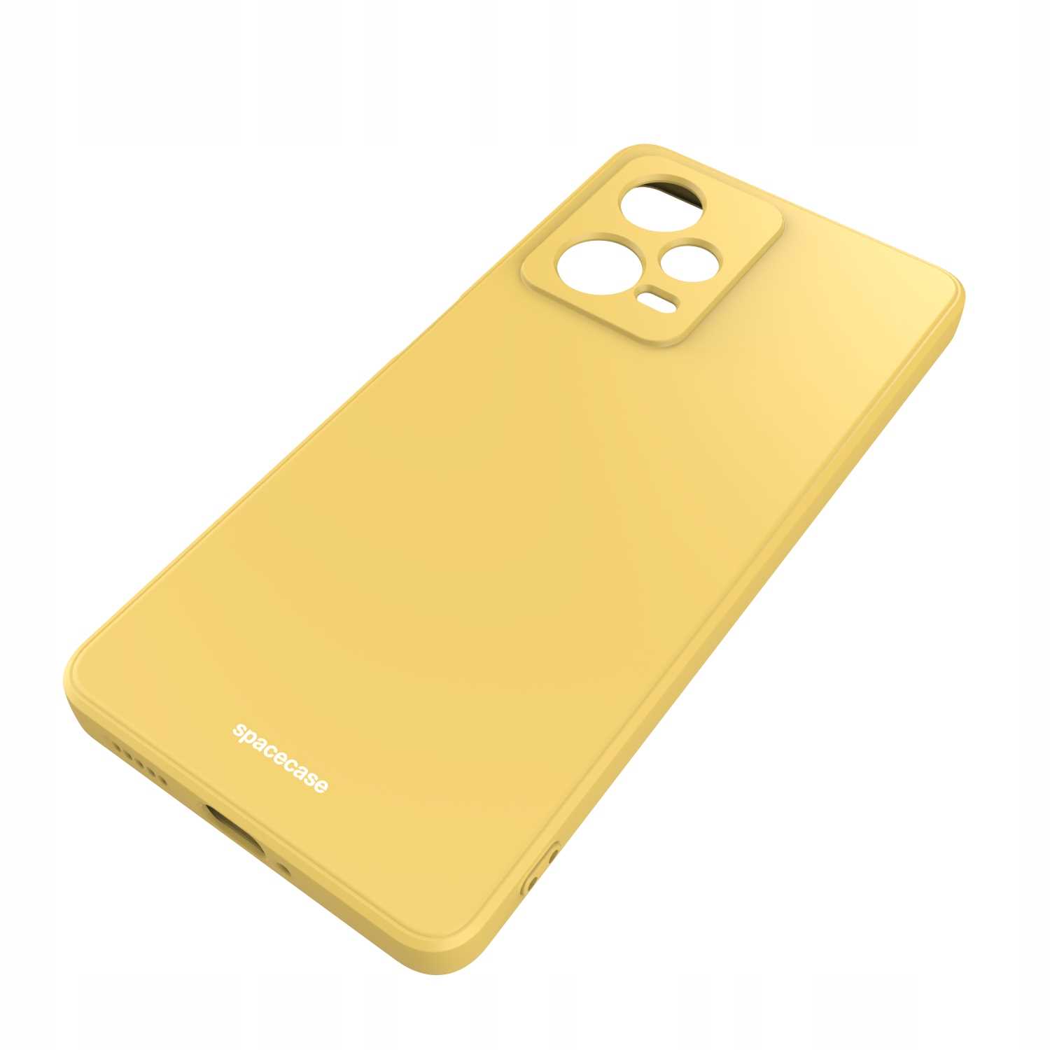 Spacecase Silicone Case Redmi Note 12 Pro 5G Yellow